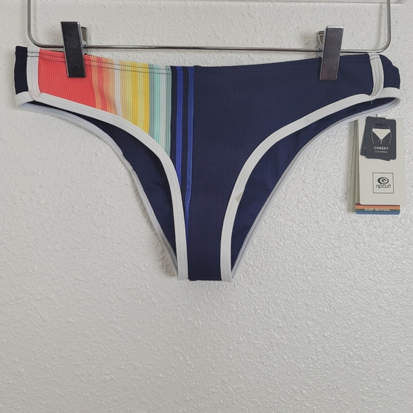 SAYULITA STRIPE CROP BIKINI TOP& CHEEKY BOTTOM - Picture 14 of 16